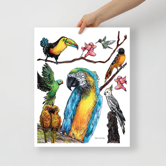 Birds by Tyler DeVane Poster