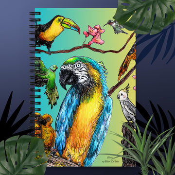 Birds by Tyler DeVane Spiral notebook - Accessories - Sticker