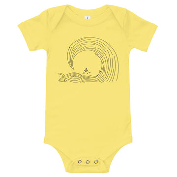 "Wave Rider" Baby short sleeve one piece