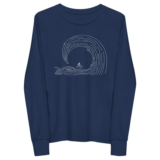 "Wave Rider" Youth long sleeve tee