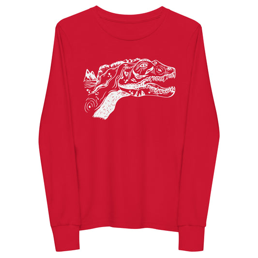 "Spinosaurus" Youth long sleeve tee