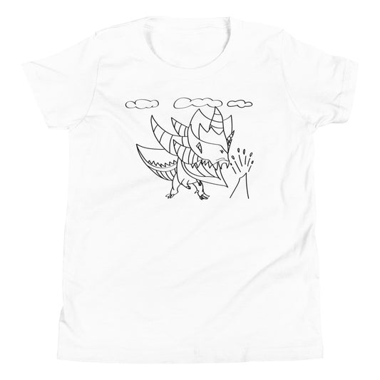 "Triceratron" Youth Short Sleeve T-Shirt